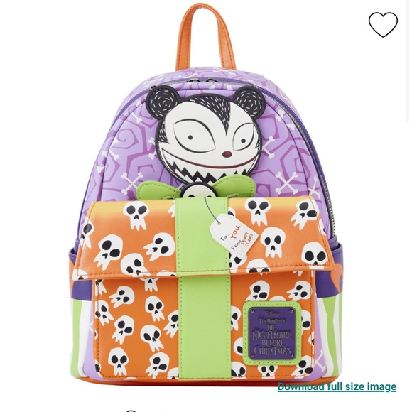 Loungefly | Bags | Nightmare Before Christmas Scary Teddy Present Mini ...